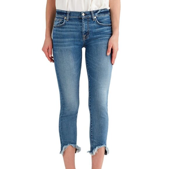 7 For All Mankind Roxanne Ankle Jeans Size 27 / MALOP - Picture 1 of 5